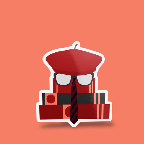 Max Fischer Premium Vinyl Sticker, Rushmore Wes Anderson-Inspired Laptop Decal